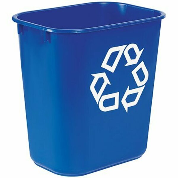 Bsc Preferred Rubbermaid Office Recycling Container - 3 Gallon, Blue H-1858BLU